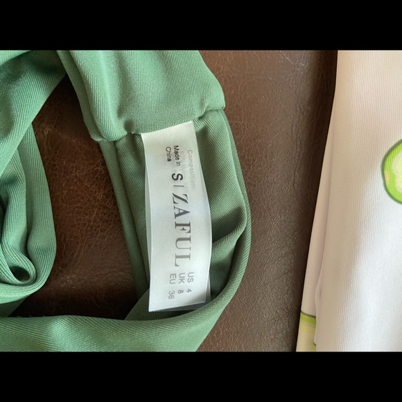 Zaful Avocado Bandeau Bikini - Picture 2 of 3